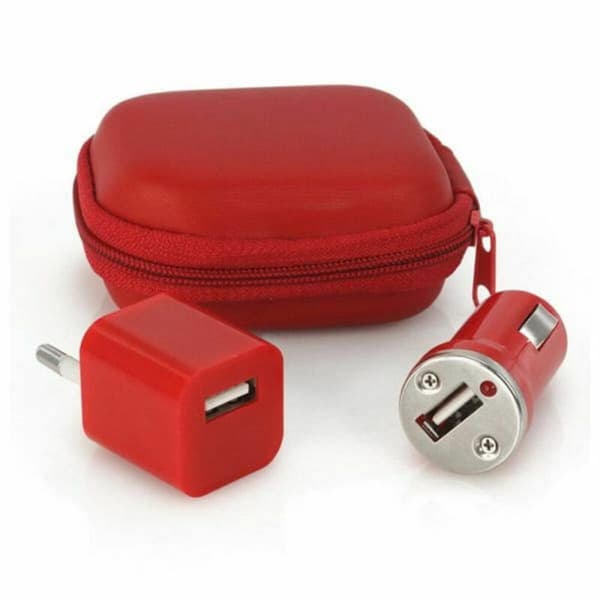 Sett med Ladere 144331 (2 Pcs) 1000 mAh - Svart