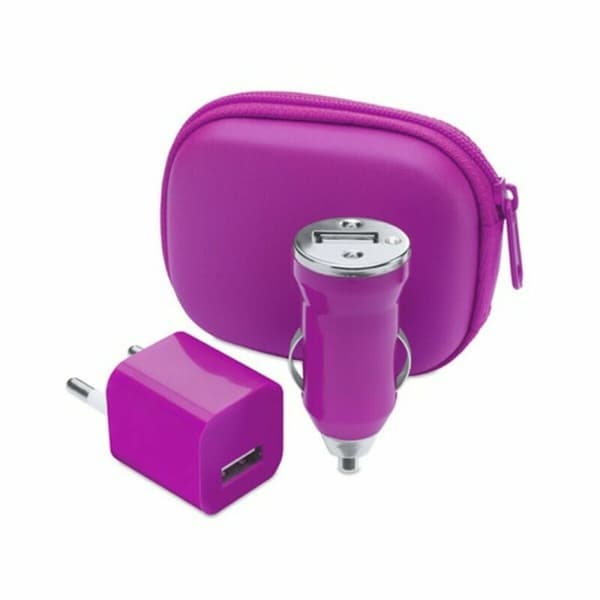 Sett med Ladere 144331 (2 Pcs) 1000 mAh - Svart