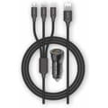 Pikkukuva 2 / 2: USB Yleisautolaturi + Kaapeli Tech One Tech TEC2810 Double USB x 2