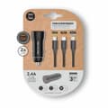 Pikkukuva 1 / 2: USB Yleisautolaturi + Kaapeli Tech One Tech TEC2810 Double USB x 2