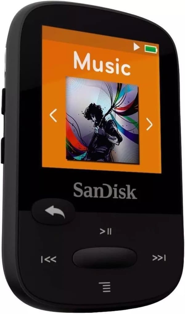 SanDisk Clip Sport 4 GB MP3-spelare - Svart