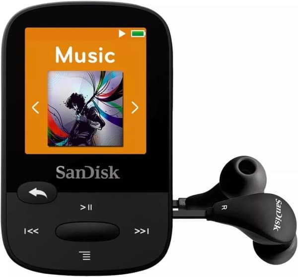 SanDisk Clip Sport 4 GB MP3-spelare - Svart