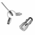 Miniatyrbillede 1 af 2: Universal USB oplader til bil + USB-C kabel Subblim SUB-CHG-4CC001