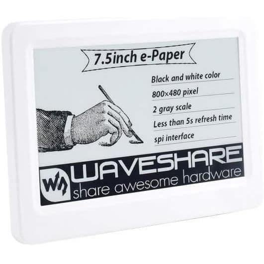 Bästa e-läsare 7,5 tum NFC-driven e-papperdisplay
