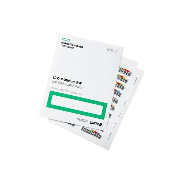 Hewlett Packard Enterprise HPE LTO-9 Ultrium RW streckkodsetikettpaket