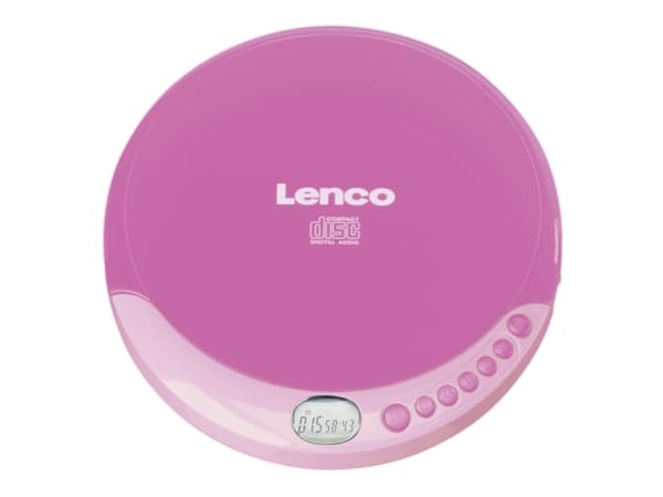 Lenco CD-011 - CD-spelare - rosa