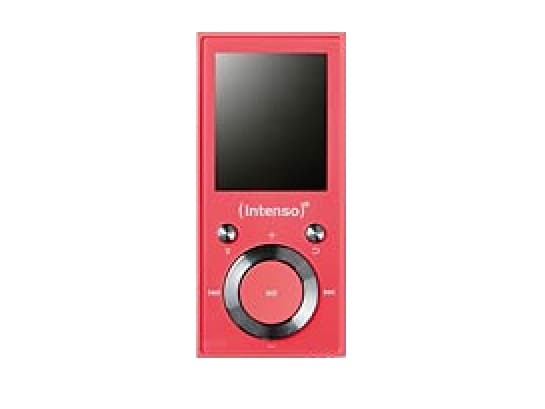 Intenso Video Scooter BT, MP3-soitin, 16 GB, LCM, USB 2.0, Vaaleanpunainen, Mukana kuulokkeet