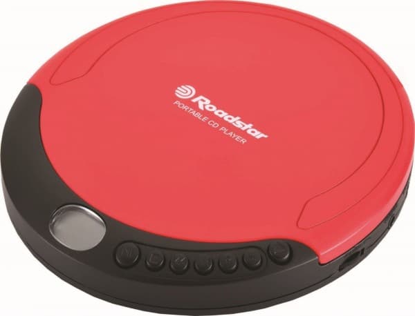 Roadstar PCD-435CD, 175 g, Punainen, Kannettava CD-soitin
