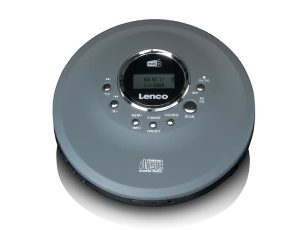 Lenco CD-400 - CD-spiller - antrasitt