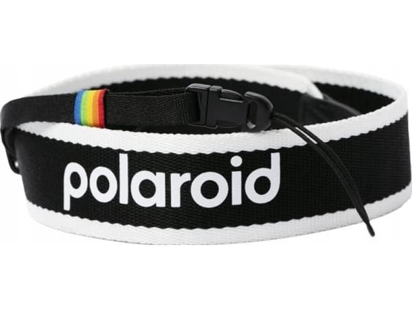 Polaroid Camera Strap Flat Black &amp; White