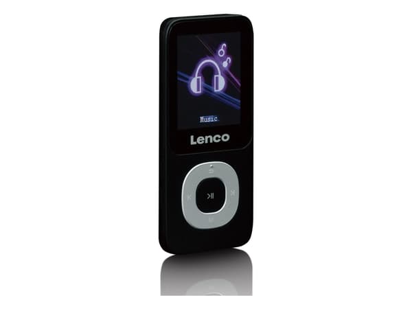 Lenco Xemio-659GY, MP3-spiller, 4 GB, LCD, 60 g, Sort, Grå, Hodetelefoner