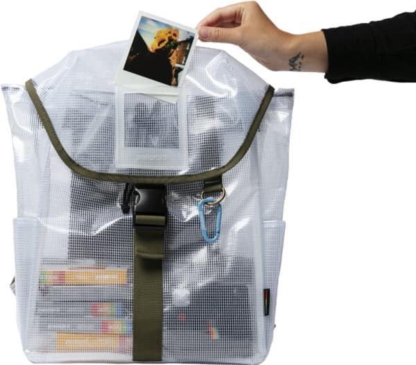 Polaroid Ripstop Backpack Clear, Ryggsekk, Polaroid, Skulderrem, Gjennomsiktig