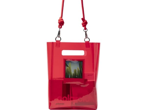 Polaroid Tpu Bucket Bag Red, Skulder boks, Polaroid, Skulderrem, Rød
