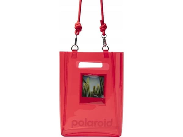Polaroid Tpu Bucket Bag Red, Skulder boks, Polaroid, Skulderrem, Rød