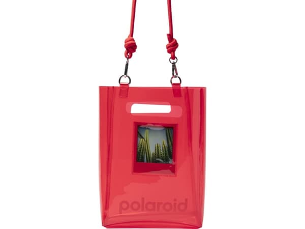 Polaroid Tpu Bucket Bag Red, Skulder boks, Polaroid, Skulderrem, Rød