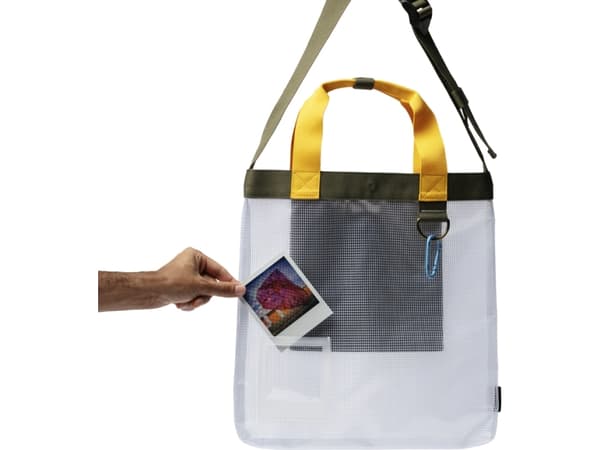 Polaroid Ripstop Tote Black/Multi, Axelväska, Polaroid, Axelrem, Svart, Multifärg