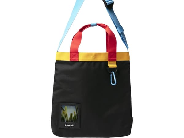 Polaroid Ripstop Tote Black/Multi, Skulder boks, Polaroid, Skulderrem, Sort, Flerfarget