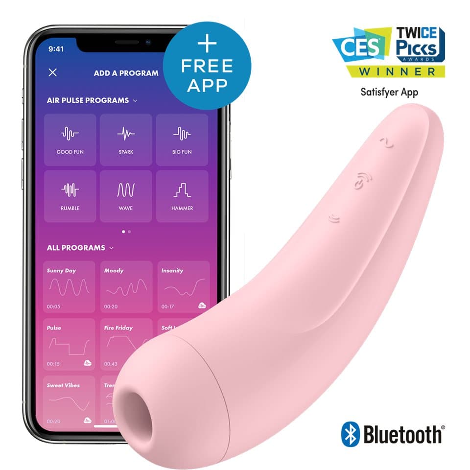 Curvy 2+ Lufttrykkvibrator med App