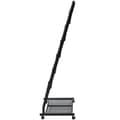 Miniatyrbillede 2 af 5: vidaXL magasinholder 47,5 x 43 x 133 cm sort A4