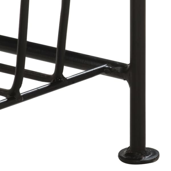 vidaXL Magasinstativ 40x30x50 cm heltre mango og stål