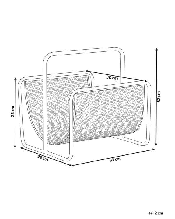 Magasinstativ Svart Jern Aviser Oppbevaringsholder Moderne Design Hjemmedekor