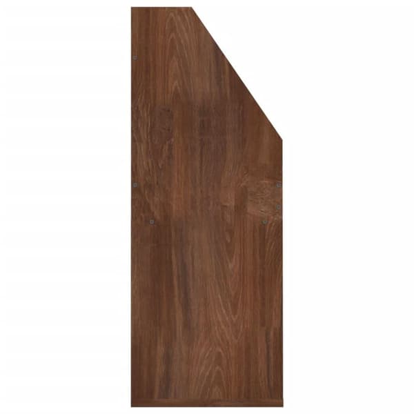 vidaXL Tidningsställ för barn brun ek 71x30x78,5 cm konstruerat trä