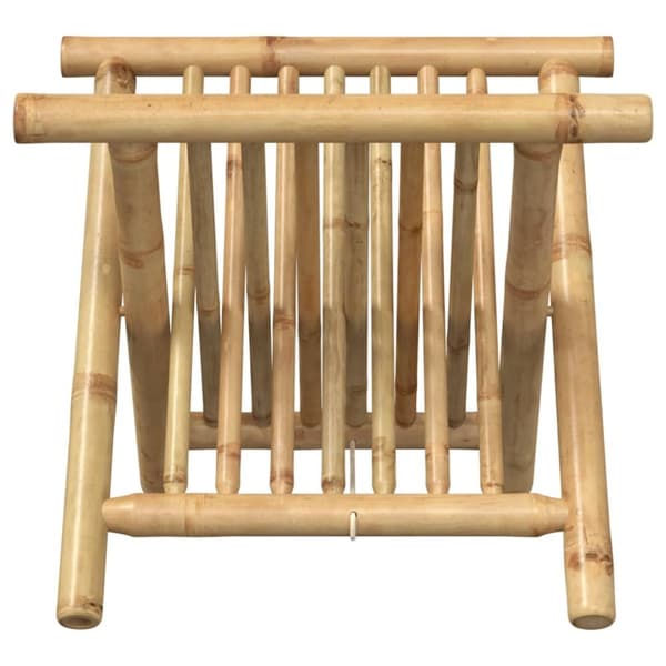 vidaXL Tidningsställ 42x30,5x34,5 cm bambu