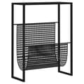 Miniatyrbillede 3 af 8: vidaXL magasinholder 35x15x45 cm stål sort -  Magasinholdere