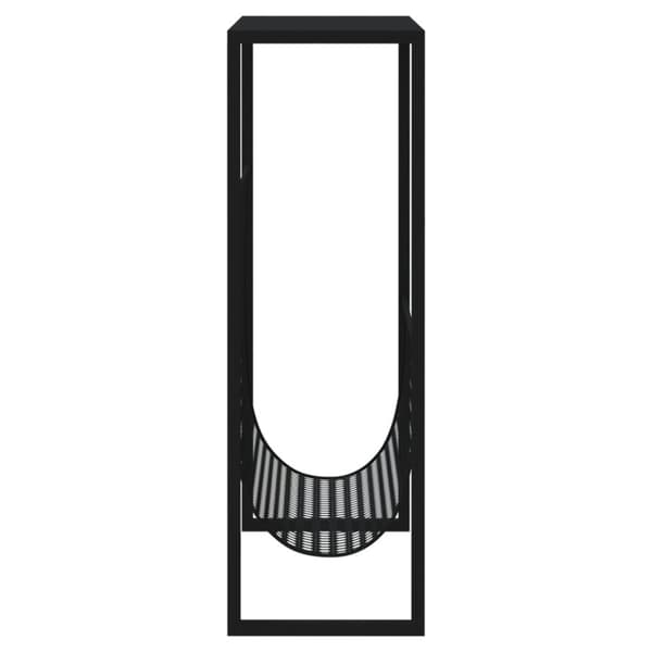 vidaXL magasinholder 35x15x45 cm stål sort - Magasinholdere