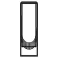 Miniatyrbillede 5 af 8: vidaXL magasinholder 35x15x45 cm stål sort -  Magasinholdere