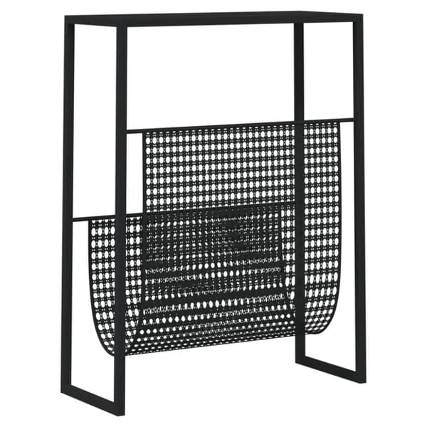 vidaXL magasinholder 35x15x45 cm stål sort - Magasinholdere