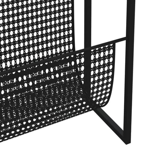 vidaXL magasinholder 35x15x45 cm stål sort - Magasinholdere
