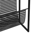 Miniatyrbillede 7 af 8: vidaXL magasinholder 35x15x45 cm stål sort -  Magasinholdere