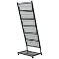 Miniatyrbillede 4 af 6: The Living Store magasinholder 47,5 x 43 x 133 cm sort A4 -  Magasinholdere