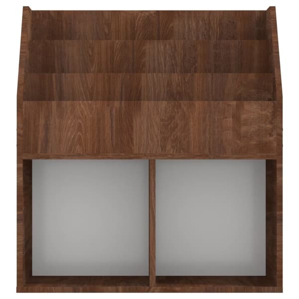 Lehtitelineet - Living Lasten lehtiteline ruskea tammi 71x30x78,5 cm tekninen puu