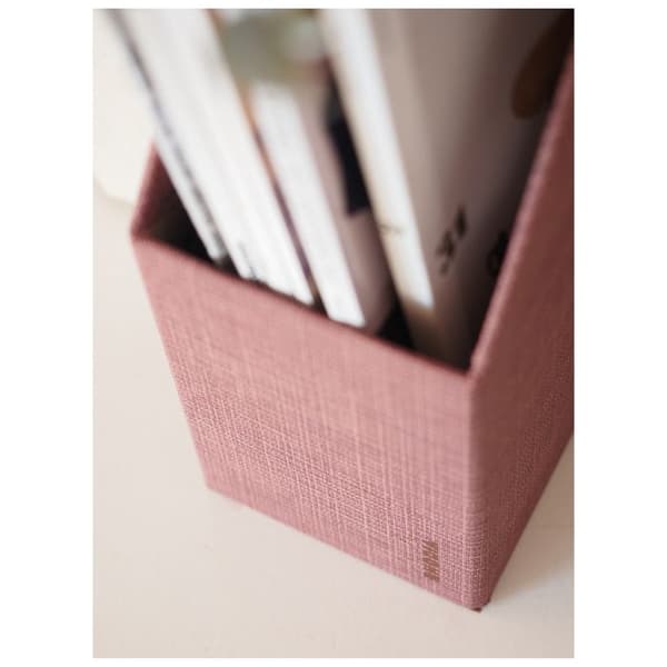 Tidningsställ - Rhodia - Amarant Botanik - Konstläder - Orange - 10x25x31 cm