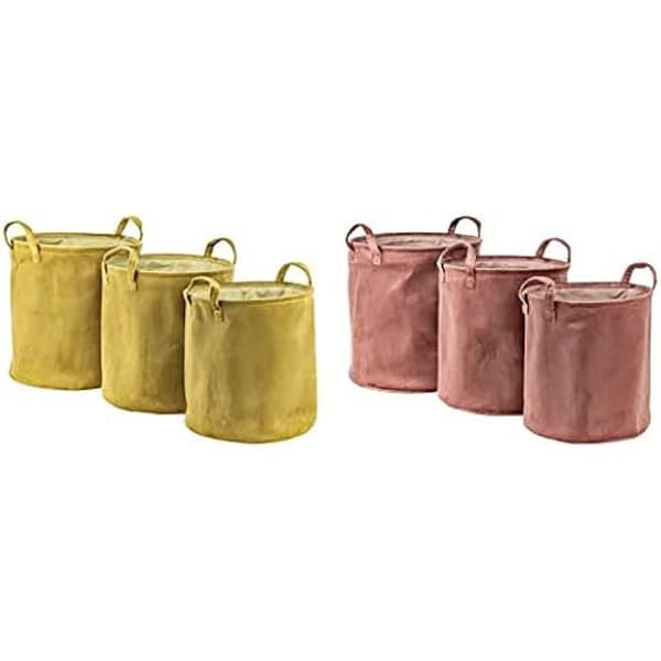 DKD Home Decor Korgset, Polyester, Estándar