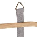 Miniatyrbild 6 av 6: Relaxdays Vägghylla Dörrorganisatör Hängande förvaring Magasinställ Hållare 2 fickor HxBxD: 60 x 40 x 1,5 cm, Natur-Grå