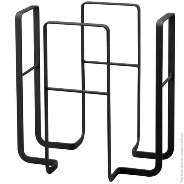 Metal Tower Design tidningsställ (svart)