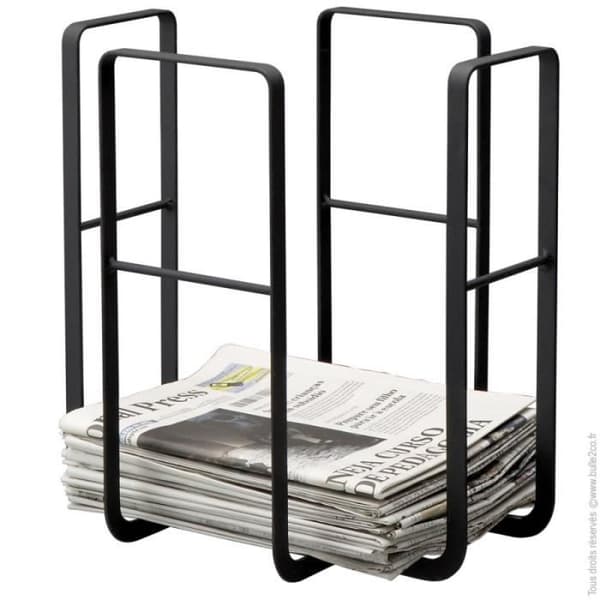 Metal Tower Design tidningsställ (svart)
