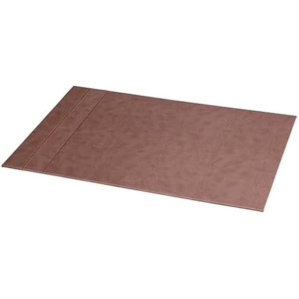 Sous-Main - RHODIA - 318803C - Syntetiskt läder Choklad - 60 x 40 cm - Orange Sadelstygningar