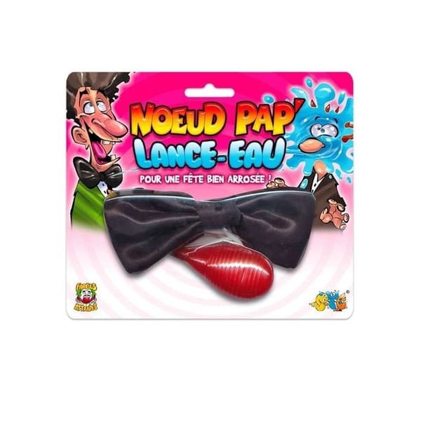Fluga med vattenkastare - Clown - Barn - 14 cm - Manuell pump - Transparent slang
