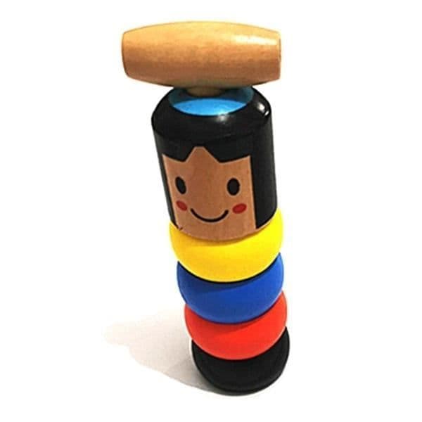 Daruma-docka - Ej specificerat - 9,5 x 3 x 3 cm - Trä - Från 4 år - Magitrick