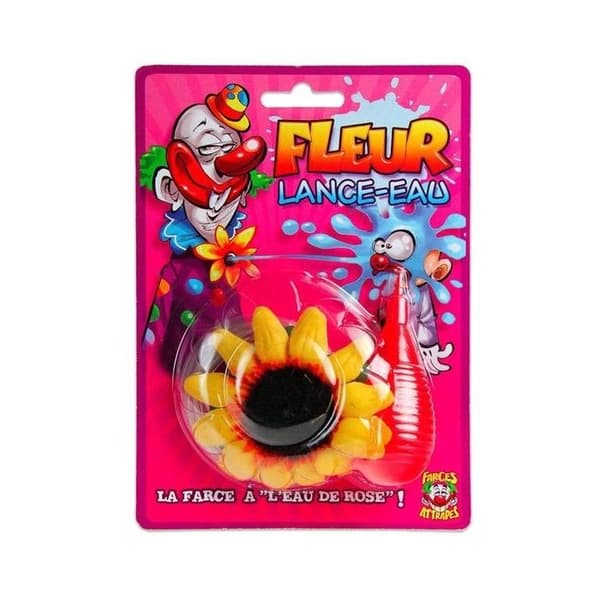 Fleur Lance Eau - Farce och Attrape - Vit - Vuxen - Unisex - 7 cm i diameter