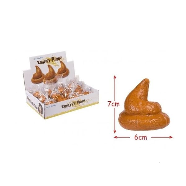 Stressboll - Humoristisk - 7x6x6 cm - Från 3 år - Blandet