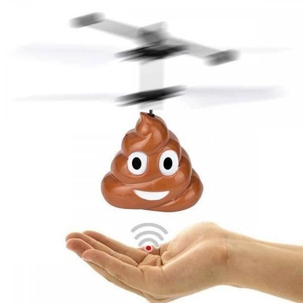 Helikopter - Ej specificerad - Avföringsemoji - Manuell kontroll - Uppladdningsbart batteri - 5 minuters flygning