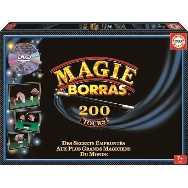 EDUCA Magie Borras 200 Tricks Magic Kit - Träna som de bästa magikerna i världen
