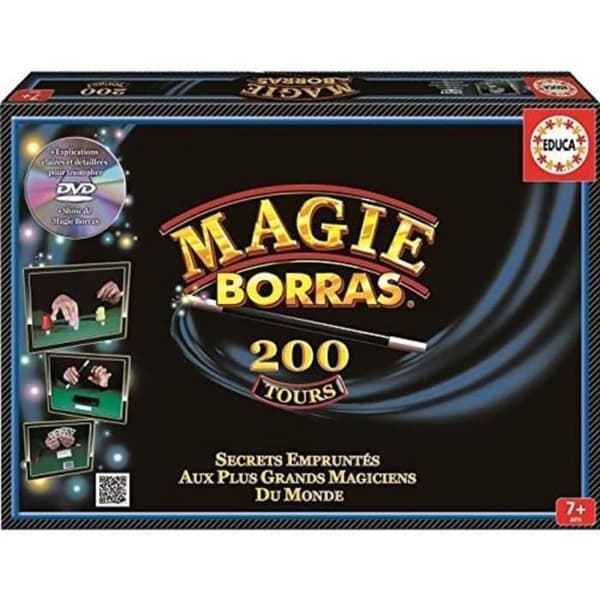 EDUCA Magie Borras 200 Tricks Magic Kit - Träna som de bästa magikerna i världen