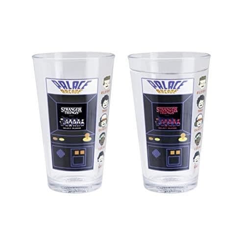 Stranger Things Palace Arcade dricksglas - PALADONE - 450 ml Kapacitet - Färgbyte