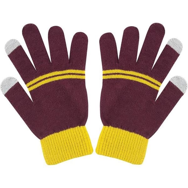 Harry Potter Gryffindor Cinereplicas Taktila handskar - Officiell licens - One Size - Röd och gul